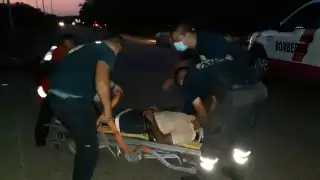 El hombre se encontraba en aparente estado de ebriedad