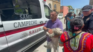 Conato de incendio deja dos mujeres y una mascota intoxicadas en Campeche