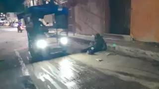 El hombre no sintió el golpe debido a la embriaguez en la que se encontraba.