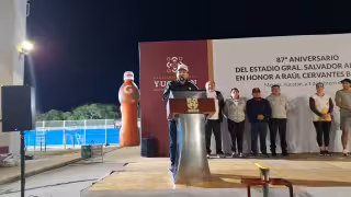 Conmemoran el 87 aniversario del Estadio Salvador Alvarado de Mérida