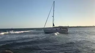 La Capitanía de Puerto en Playa del Carmen, aunque ya tiene conocimiento de la situación no ha emitido ninguna información