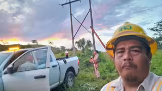Tromba deja sin luz a comunidades de Candelaria y abejas complican reparaciones
