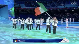 Donovan Carrillo y Sarah Schleper, encabezan delegación de México en Ceremonia Inaugural de Beijing 2022