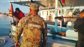 Secretaría de Marina asegura cerca de una tonelada de especies en inspección a embarcaciones