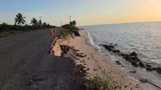 Preocupa nuevo deslave en la carretera costera de Campeche