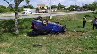 La conductora dormitó al volante, provocando que cayera en la hondonada