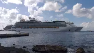 Dos cruceros de la Royal Caribbean arribaron al Puerto SSA México en Cozumel