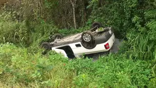 El conductor resultó ileso del accidente