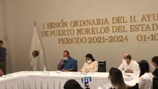 Se llevó a cabo la primera sesión ordinaria del Cabildo de Puerto Morelos