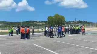 El aeropuerto de Campeche participó en el Simulacro Nacional 2023