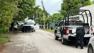 Al lugar de los hechos arribó personal de la policía municipal quienes se encargaron de acordonar el área