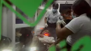 Por su diabetes el hombre tuvo que ser trasladado para recibir ayuda médica.