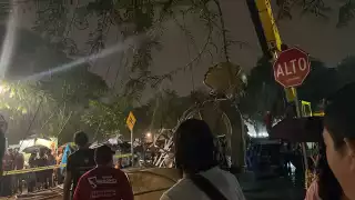 Debido a la lluvia de esta noche no se realizó el paseo del Gigante de la Fura