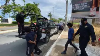 Los detenidos fueron asegurados al interior de una bodega abandonada en la avenida Resurgimiento