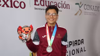 Carlos Pérez Briceño se lleva la medalla de plata en la Olimpiada Nacional