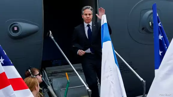 El secretario de Estado estadounidense, Antony Blinken, realiza una nueva visita a Tel Aviv, Israel, para buscar un acuerdo de cese al fuego en Gaza El secretario de Estado estadounidense, Antony Blinken, realiza una nueva visita a Tel Aviv, Israel, para buscar un acuerdo de cese al fuego en Gaza