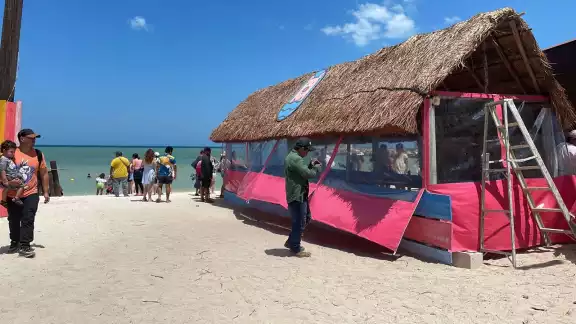 Pig Beach fue remodelado previo a las vacaciones de Semana Santa