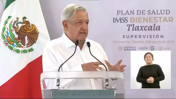 AMLO indicó que se trabaja en conseguir médicos especialistas pra hospitales de comunidades alejadas en Tlaxcala
