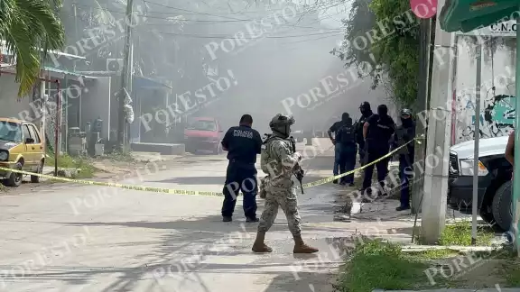 Autoridades se encuentran en el sitio para atender el enfrentamiento armado