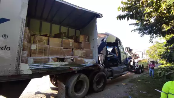 El incidente ocurrió poco antes de llegar al poblado de San Francisco Kobén