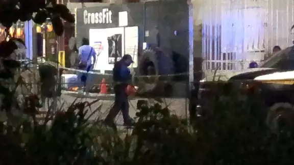 Elementos de Policía Quintana Roo, acordonaron la zona para comenzar con las primeras diligencias Elementos de Policía Quintana Roo, acordonaron la zona para comenzar con las primeras diligencias