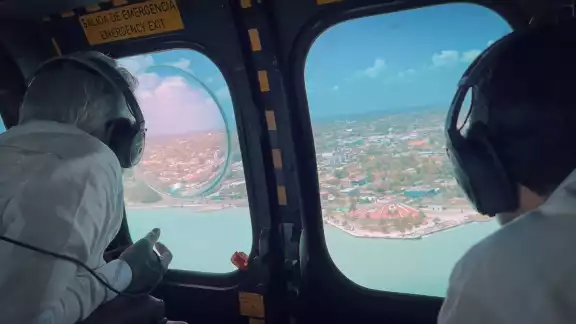El Presidente de México llegó a Chetumal el día de ayer, procedente de Campeche El Presidente de México llegó a Chetumal el día de ayer, procedente de Campeche