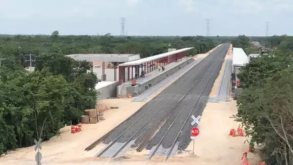 Hay grandes avances del Paradero Leona Vicario del Tren Maya Hay grandes avances del Paradero Leona Vicario del Tren Maya