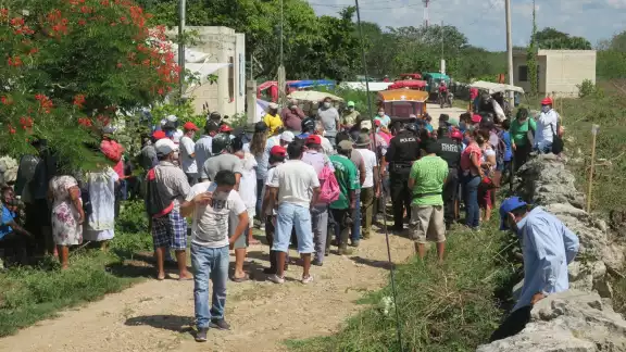 Los ejidatarios realizaron la delimitación de parcelas Los ejidatarios realizaron la delimitación de parcelas