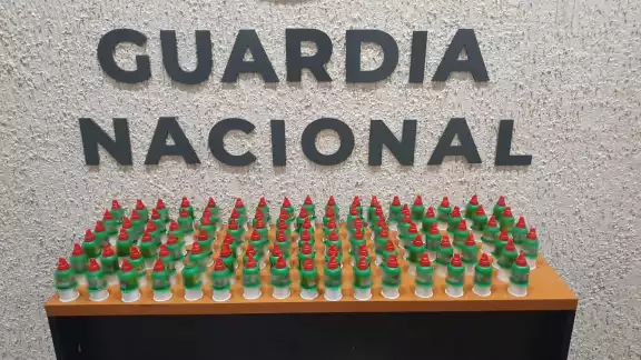 Los dulces quedaron a disposición de la Guardia Nacional Los dulces quedaron a disposición de la Guardia Nacional