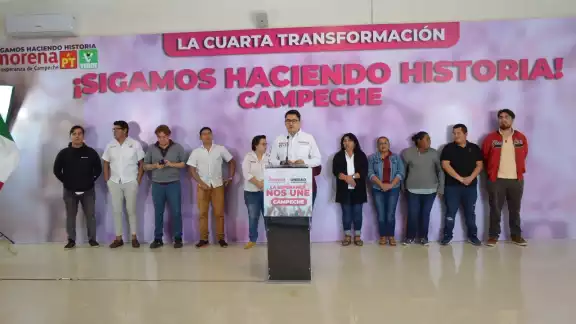 El dirigente estatal de Morena en Campeche retomó sus conferencias mañaneras