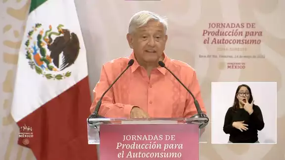 AMLO informó que se combate la inflación en México, y que es necesario producir lo que se consume en la nación AMLO informó que se combate la inflación en México, y que es necesario producir lo que se consume en la nación
