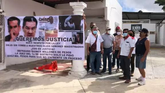 Transportistas de Champotón hicieron los señalamientos al exfuncionario