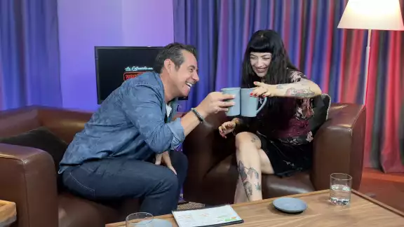 Mon Laferte habló de muchos momentos de su vida con Yordi Rosado. Foto: Twitter @YordiRosado Mon Laferte habló de muchos momentos de su vida con Yordi Rosado. Foto: Twitter @YordiRosado