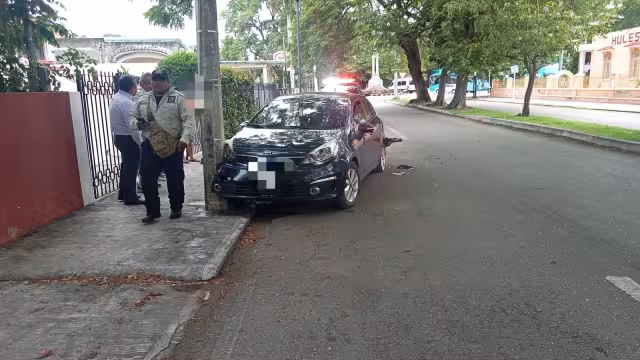 El accidente en Mérida no dejó personas lesionadas