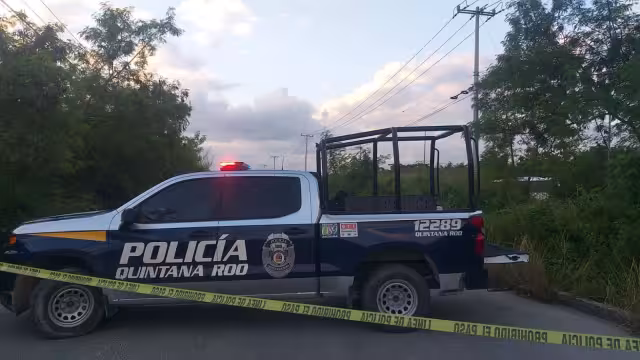 El cadáver fue trasladado a las instalaciones del Servicio Médico Forense en Cancún para la necropcia de ley