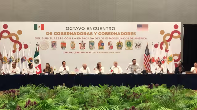 Este martes fue el Encuentro de Gobernadoras y Gobernadores del Sur-Sureste con la Embajada de los Estados Unidos