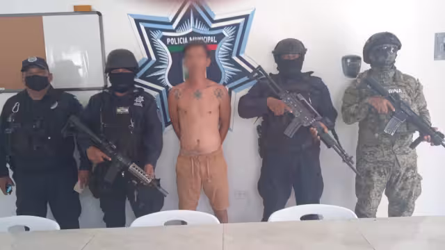 El detenido fue capturado en Tulum en un operativo conjunto