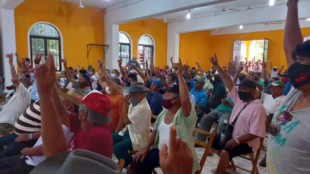 Ejidatarios aseguraron que sí no realizan el pago no dejarán construir