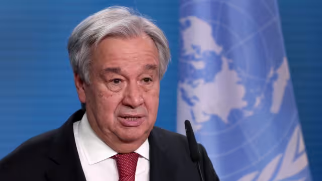 El secretario general de la ONU, António Guterres, informó sobre una crisis de alimentos