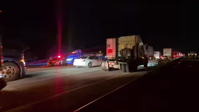El bloqueo generó un caos en la carretera Campeche-Champotón.