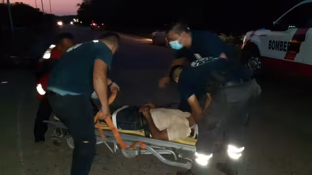 El hombre se encontraba en aparente estado de ebriedad