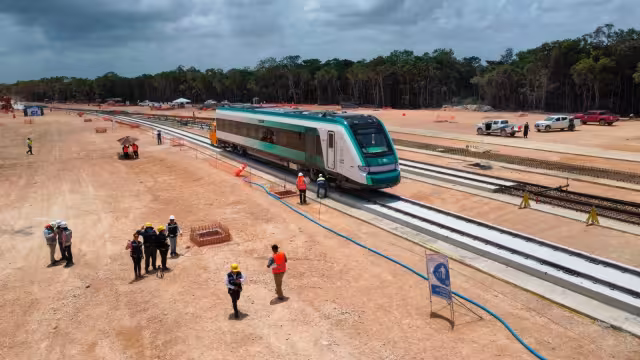 Avances en la construcción del Tren Maya al lunes 21 de agosto de 2023