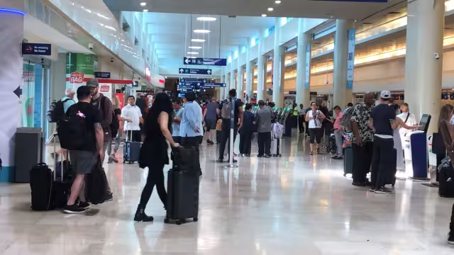 Los hombres fueron hallados a salvo en el aeropuerto de Cancún