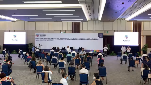 Inicia la presentación del Protocolo Estatal de Regreso a Clases en Yucatán