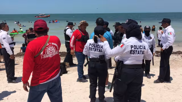 Pese al operativo, el menor llegó solo a la orilla de la playa