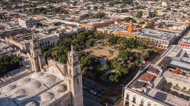 La Plaza Grande de Mérida ha evolucionado a lo largo de los años