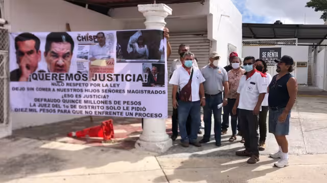 Transportistas de Champotón hicieron los señalamientos al exfuncionario