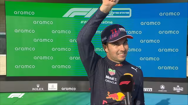 Checo venía liderando las pruebas, ya que en las dos anteriores ocupó el primer lugar
