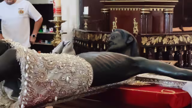 INAH asegura que los daños en el Cristo Negro Señor de San Román son reversibles.