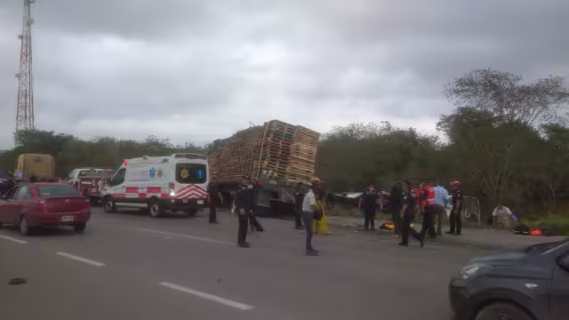 Se reportaron más de 20 personas lesionadas por el accidente